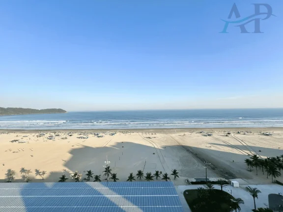 Imagem Apartamento em Praia Grande Frente Mar com 3 Dormitórios