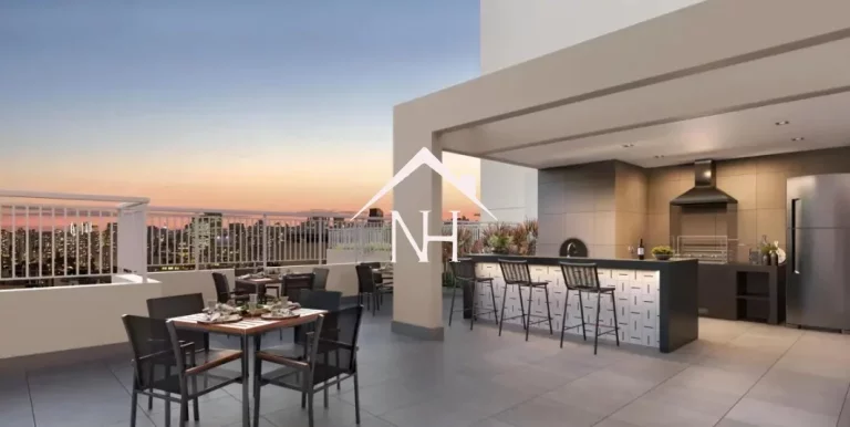 Imagem studio de 36m com dormitório e terraço,Churrasqueira,Cinema,Piscina,Salão de festas,Redário,Terraço,coworking Bicicletário,Coworking,fitnss,lavanderia