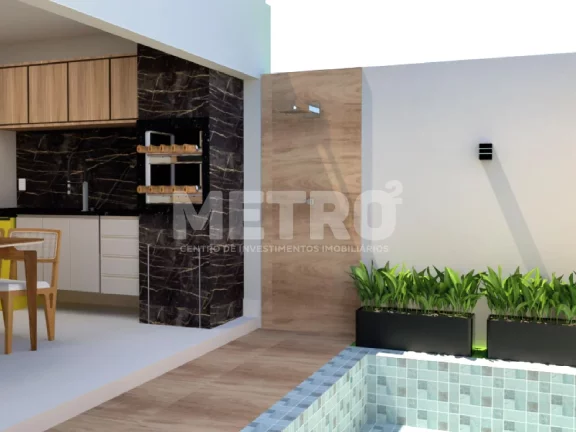 Imagem Casa à venda, BUONA VITA, 3 quartos, Piscina com cascata, Área gourmet