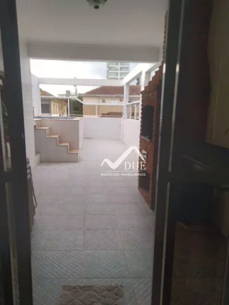 Imagem Sobrado com 3 dormitórios com piscina à venda, 274 m² por R$ 1.600.000 - Embaré - Santos/SP