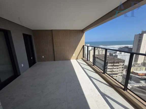 Imagem Apartamento em Praia Grande com 3 Dormitórios Vista Mar