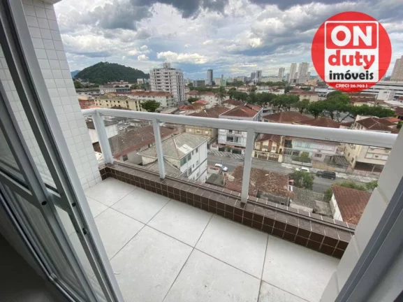 Imagem Apartamento à venda, 81 m² por R$ 595.000,00 - Marapé - Santos/SP
