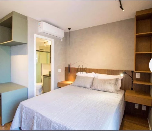 Imagem Apartamento com 1 dormitório para alugar, 32 m² por R$ 3.525/mês - Brooklin - São Paulo/SP