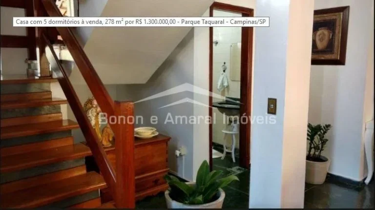 Imagem Vende Casa Bairro Taquaral, Localização Excelente, Próximo da Lagoa do taquaral, Imóvel com exce...