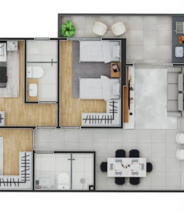 Imagem APARTAMENTO COM 89.47 m² - GUILHERMINA - PRAIA GRANDE SP