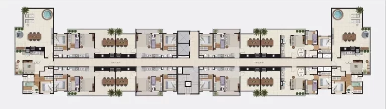 Imagem Venda de apartamento de 2 quartos no Condomínio Vivence Parque Do Carmo em SP, com 42m² e 1 vaga de garagem.