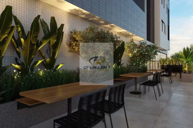 Imagem Vendo apto de frente a uma praça e perto do mar, com 85,70 m2, sala, 3 quartos sendo 1 suíte