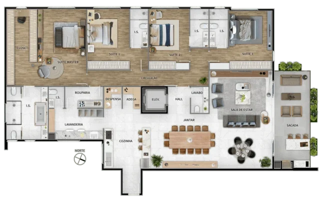Imagem APARTAMENTO RESIDENCIAL em Curitiba - PR, Batel