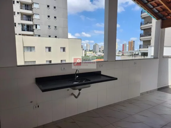 Imagem Cobertura para Venda em Santo André, Campestre, 3 dormitórios, 1 suíte, 2 banheiros, 2 vagas