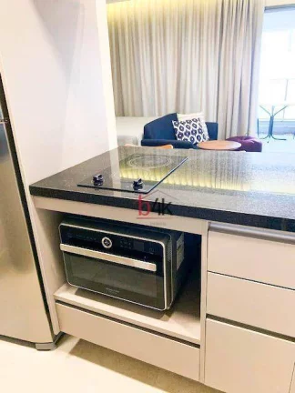 Imagem Apartamento venda no Habitarte Verde, 1 dormitório mobiliado, 1 vaga - Brooklin