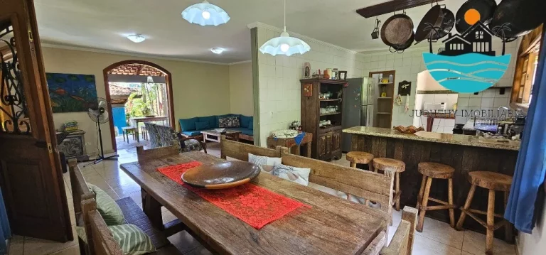 Imagem Casa para vender em Juquehy - 500m da praia com 4 dormitórios, com edícula, 150m² de área construída e 800m² de terreno | Juquehy Imobiliária