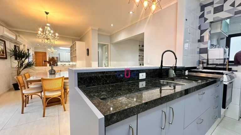 Imagem Apartamento porteira fechada com 2 dormitórios à venda, 85 m² por R$ 950.000 - Aparecida - Santos/SP
