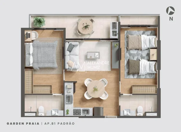 Imagem Garden Praia, apartamentos a venda, Meireles, Fortaleza-CE.
