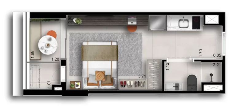 Imagem APARTAMENTO RESIDENCIAL em São Paulo - SP, Chácara Santo Antônio (Zona Sul)