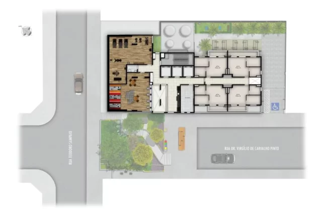 Imagem Apartamento à venda em Pinheiros, São Paulo-SP: 2 quartos, 1 suíte, 1 banheiro, 38,74m² - Condomínio Virgílio 426