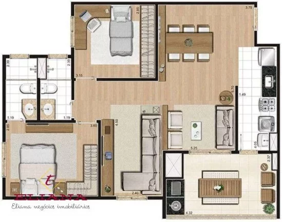 Imagem Apartamento com 2 quartos, 80m², à venda em São Paulo, Vila Guilherme