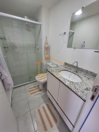 Imagem Apartamento mobiliado, 52m², 2 dormitórios, sala 2 ambientes, banheiro, área de serviço integrad...