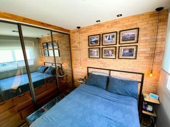 Imagem APARTAMENTO MOBILIADO A VENDA COM TRÊS DORMITÓRIOS NO BAIRRO CAMPESTRE - SANTO ANDRÉ