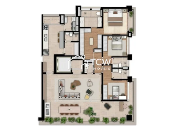 Imagem Apartamento Alto Padrão 3dorm no Vila Nova Conceição