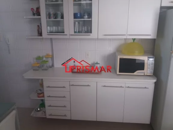 Imagem 2 dormitorios + dependencia de empregada, frente ao mar, pompéia 1 vaga