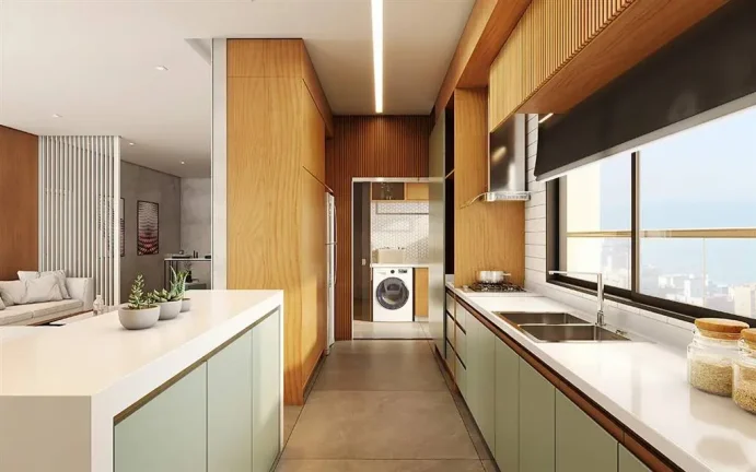 Imagem APARTAMENTO COM 213 m² - FORTE - PRAIA GRANDE SP