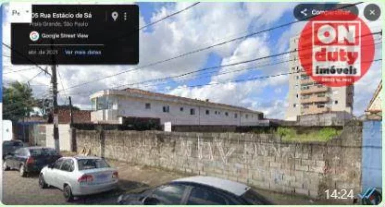 Terreno à venda, 1000 m²- Aviação - Praia Grande/SP
