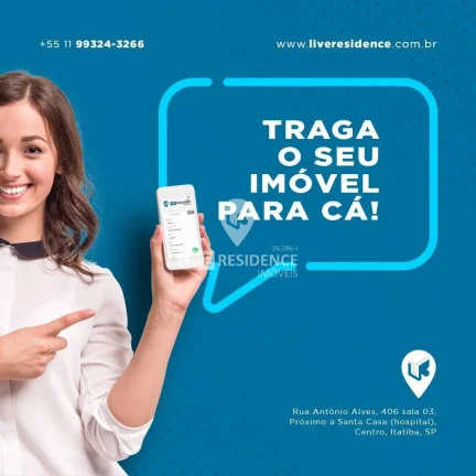 Imagem Terreno á venda em Itatiba-SP- Live Residence Imóveis