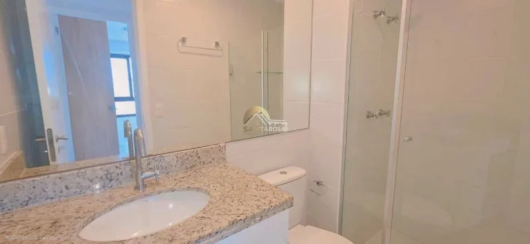 Imagem Alugo apartamento no Alphaville Salvador: 2/4 (1 suíte) nascente, varanda gourmet c/ cortina de vid