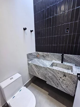 Imagem Casa moderna com 3 suítes à venda, 140 m² por R$ 1.200.000 - Condomínio Park Gran Reserve - Indaiatuba/SP