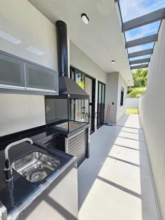 Imagem Casa com quintal fundo área verde e 3 dormitórios à venda, 152 m² por R$ 1.300.000 - Condomínio Fechado - Indaiatuba/SP