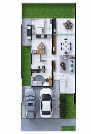 Imagem PRÉ-LANÇAMENTO: Casa duplex com 5 dormitórios à venda por R$ 1.218.997,00 - Condomínio VILA PRIVILEGE - Novo Uruguai - Teresina/PI