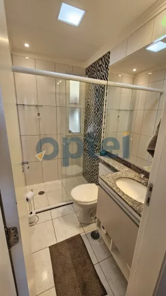 Imagem Apartamento de 2 dorms (suíte), 1 vaga com churrasqueira à carvão no condominio Exuberance Club