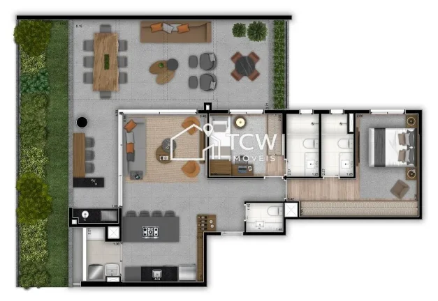 Imagem Apartamento à venda no bairro Brooklin Novo - São Paulo/SP, Zona Sul