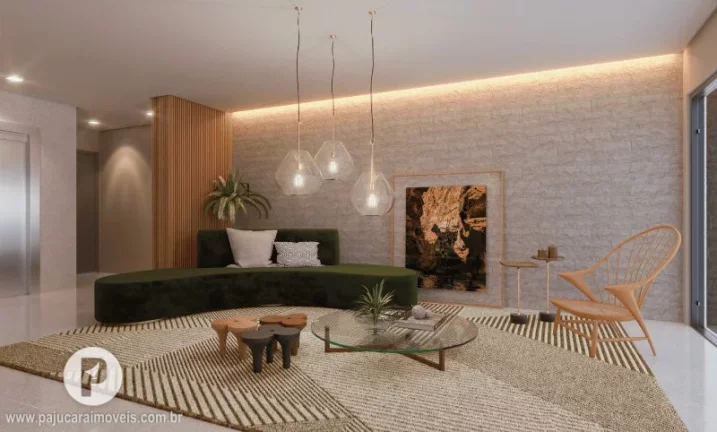 Imagem 04 suítes [153m²] ÷ em 100 meses, a 100m da Praia de Jatiúca