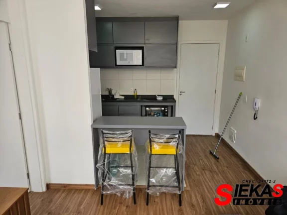 Imagem Aluguel de Apartamento Mobiliado na Mooca, São Paulo-SP: 1 Quarto, 1 Banheiro, 35m² - Imperdível!