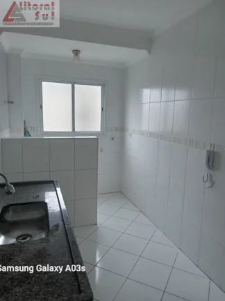 Imagem Apartamento para locação em Praia Grande-SP, Ocian: 1 quarto, 1 sala, 1 banheiro, 1 vaga de garagem, 44 m²!