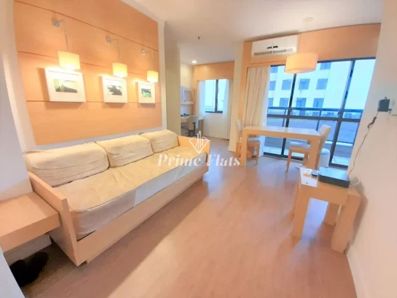 Flat disponível para locação no Suites Congonhas by Atlantica no Campo Belo, com 44m², 1 dormitório e 1 vaga