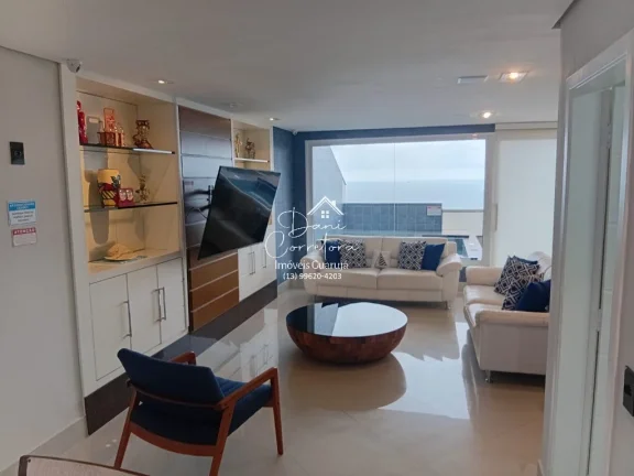 Imagem Cobertura de luxo à venda em Guarujá-SP, Morro Sorocotuba: 4 quartos, 4 suítes, 2 salas, 6 banheiros, 4 vagas, 255m².