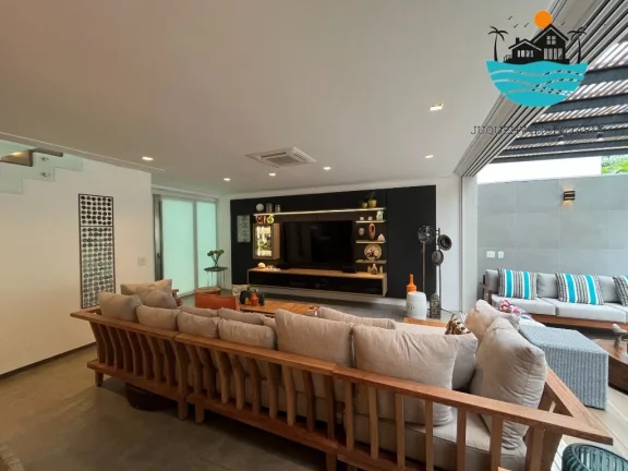 Imagem Casa em condomínio pé na areia, à venda em Juquehy com 5 suítes, piscina privativa e 340m² de área construída | Juquehy Imobiliária