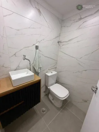 Imagem Apartamento com 2 dormitórios à venda, 85 m² por R$ 459.000 - Vila Guilhermina - Praia Grande/SP