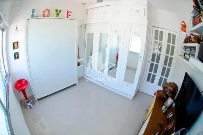 Imagem Apto com 1 dorm no Itararé, São Vicente-R$ 325 mil,Cod:7691FSM