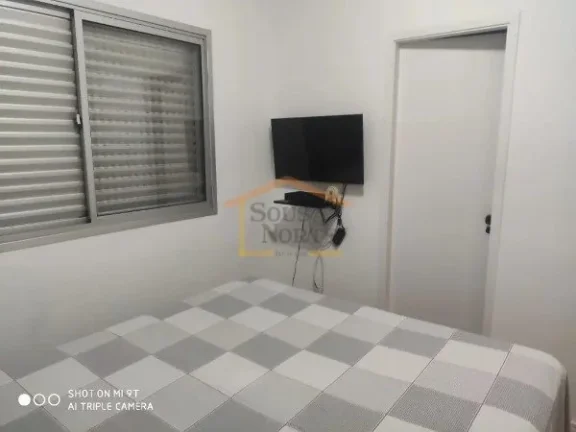 Imagem Apartamento com 56 m², 2 dormitórios, sendo 1 suíte, sala dois ambientes, cozinha, área de servi...