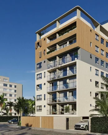 Imagem Flats estilo loft Duplex com varanda / sacada em Condominio Club à 115m da praia em Ponta de Campina - FL0687