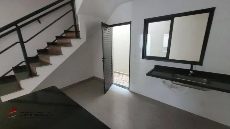 Imagem Sobrado com 2 dormitórios à venda, 59 m² por R$ 365.000,00 - Vila Caiçara - Praia Grande/SP