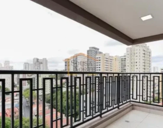 Imagem Apartamento com 69 m², distribuídos em 2 dormitórios, sendo 1 suíte, 2 banheiros. O imóvel poss...