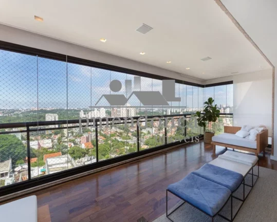 Imagem Cobertura Duplex com 4 quartos sendo 3 suI­tes e 6 vagas, 534m2