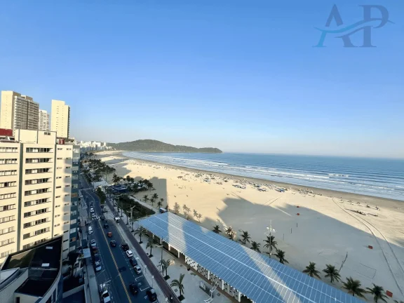 Imagem Apartamento em Praia Grande Frente Mar com 3 Dormitórios