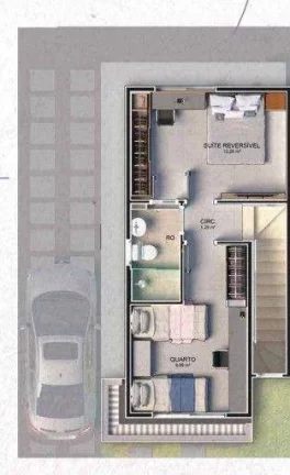 Imagem LANÇAMENTO: Casa duplex com 2 dormitórios à venda por R$ 167.081,50 - Condomínio MIRTES PARK PRIME - Todos os Santos - Teresina/PI