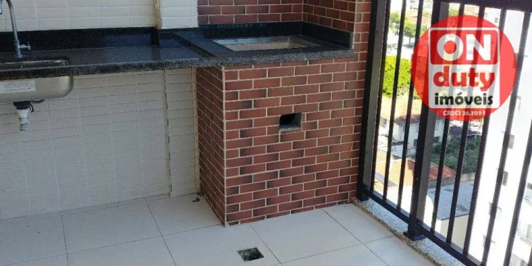 Imagem Apartamento Duplex com 3 dormitórios à venda, 131 m² por R$ 989.000,00 - Encruzilhada - Santos/SP