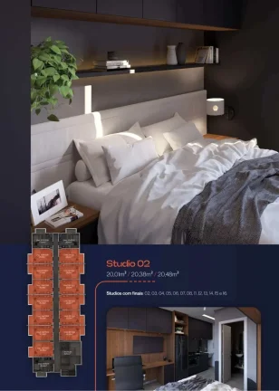 Imagem Studio à venda em Uberaba, Nossa Senhora da Abadia, com 1 quarto, 20m2